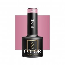 OCHO NAILS long-lasting hybrid nail polish for manicure PINK 307, 5 g.