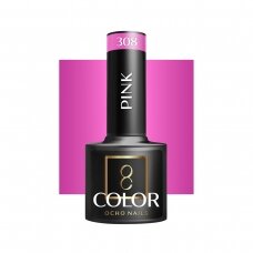 OCHO NAILS long-lasting hybrid nail polish for manicure PINK 308, 5 g.