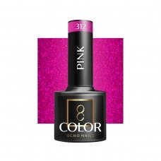 OCHO NAILS long-lasting hybrid nail polish for manicure PINK 312, 5 g.
