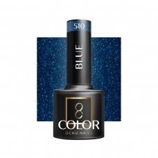 OCHO NAILS long-lasting hybrid nail polish for manicure BLUE 510, 5 g.