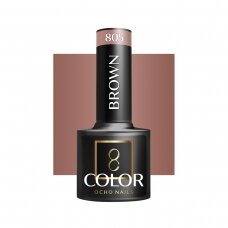 OCHO NAILS long-lasting hybrid nail polish for manicure BROWN 805, 5 g.