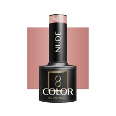 OCHO NAILS long-lasting hybrid nail polish for manicure NUDE N03, 5 g.