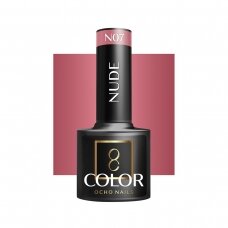 OOCHO NAILS long-lasting hybrid nail polish for manicure NUDE N07, 5 g.