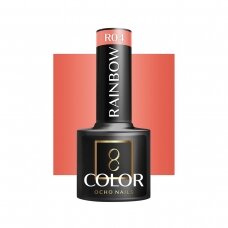 OCHO NAILS long-lasting hybrid nail polish for manicure RAINBOW R04, 5 g.