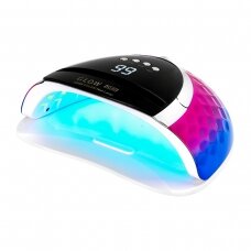 GLOW professional UV/LED nail lamp for manicure and pedicure YC57 RN blue pink 268W