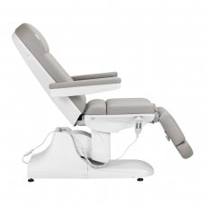 AZZURRO professional electric cosmetology chair - couch 891 (3 motors), gray color