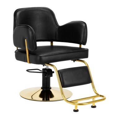 Professional hairdressing chair HAIR SYSTEM LINZ, black color Professional hairdressing chair HAIR SYSTEM LINZ, black color