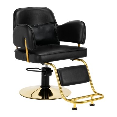 Professional hairdressing chair HAIR SYSTEM LINZ, black color Professional hairdressing chair HAIR SYSTEM LINZ, black color