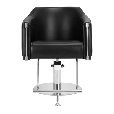 Professional hairdressing chair GABBIANO BURGOS, black color Professional hairdressing chair GABBIANO BURGOS, black color