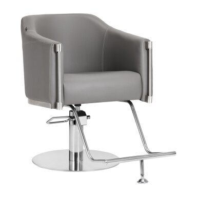 Professional hairdressing chair GABBIANO BURGOS, gray color Professional hairdressing chair GABBIANO BURGOS, gray color