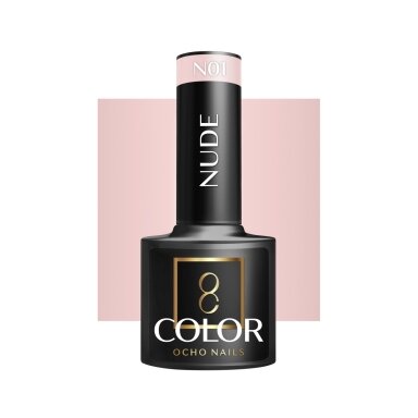 OCHO NAILS long-lasting hybrid nail polish for manicure N01, 5 g. OCHO NAILS long-lasting hybrid nail polish for manicure N01, 5 g.