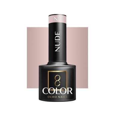 OCHO NAILS long-lasting hybrid nail polish for manicure NUDE N11, 5 g. OCHO NAILS long-lasting hybrid nail polish for manicure NUDE N11, 5 g.