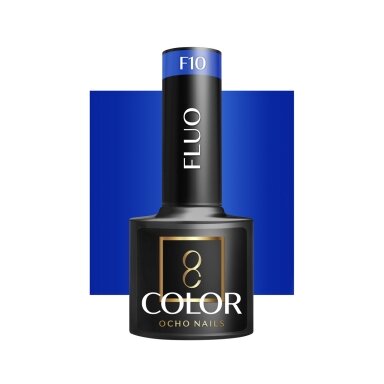 OCHO NAILS long-lasting hybrid nail polish for manicure FLUO F10, 5 g. OCHO NAILS long-lasting hybrid nail polish for manicure FLUO F10, 5 g.