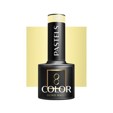OCHO NAILS ilgalaikis hibridinis nagų lakas manikiūrui PASTELS P02, 5 g. OCHO NAILS ilgalaikis hibridinis nagų lakas manikiūrui PASTELS P02, 5 g.