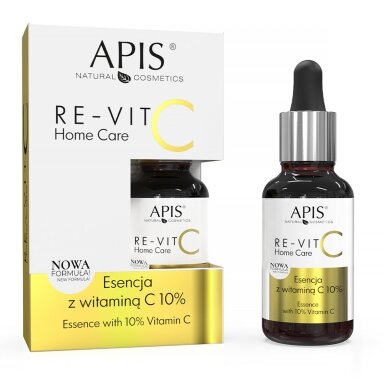 APIS HOME CARE ultra-moisturizing facial skin essence with hyaluron, biopropanediol and vitamin C (10%), 30 ml APIS HOME CARE ultra-moisturizing facial skin essence with hyaluron, biopropanediol and vitamin C (10%), 30 ml