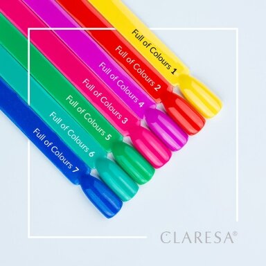 CLARESA long-lasting hybrid nail polish FUUL OF COLORS 3.5 gr. CLARESA long-lasting hybrid nail polish FUUL OF COLORS 3.5 gr.