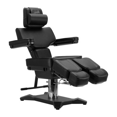 Profesionali elektrinė tatuiruočių salono kėdė/lova PRO INK 604