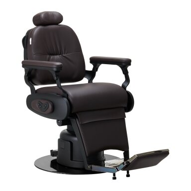Professional barber chair for hairdressers and barbershops GABBIANO DUKE, brown Professional barber chair for hairdressers and barbershops GABBIANO DUKE, brown