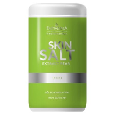 FARMONA aromatherapy bath salt for foot soaking and softening during pedicure SKIN SALT PEAR, 1400 g FARMONA aromatherapy bath salt for foot soaking and softening during pedicure SKIN SALT PEAR, 1400 g