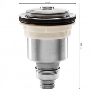 Spare siphon for hairdressing washing machine F-04 5