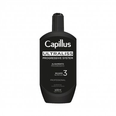 Capillus Ultraliss Nanoplastia rinkinys skirtas plaukų tiesinimo procedūrai, 3x400 ml. 3