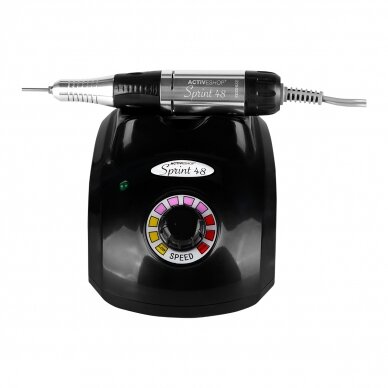 Professional electric nail cutter for manicure work SPRINT, 48w, black color 1