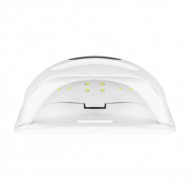 Profesionali UV/LED nagų lempa manikiūrui GLOW S1 DUAL 168W, sidabrinės spalvos 3