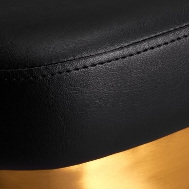 Profesionali kirpyklos kėdė GABBIANO GRANDA, juoda su aukso spalvos detalėmis 6