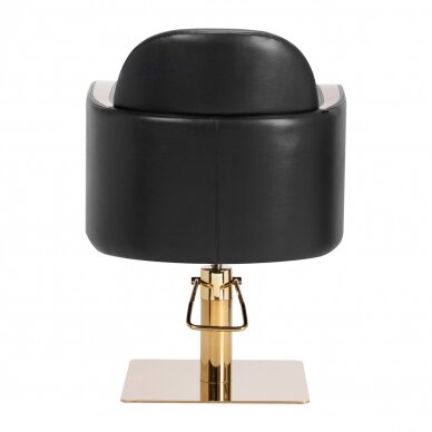 Professional hairdressing chair GABBIANO MALAGA, black with gold details 3 Professional hairdressing chair GABBIANO MALAGA, black with gold details 3