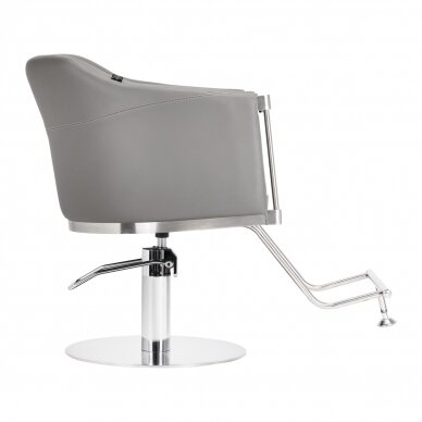 Professional hairdressing chair GABBIANO BURGOS, gray color 2