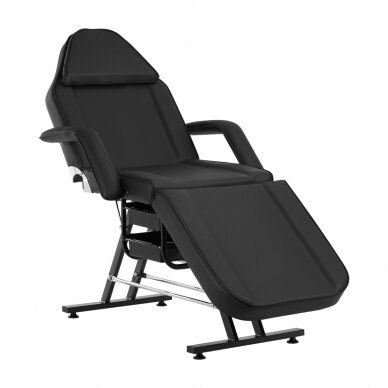Profesionali kosmetologinė lova-kėdė grožio procedūroms SILLON, juodos spalvos