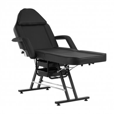 Profesionali kosmetologinė lova-kėdė grožio procedūroms SILLON, juodos spalvos 2