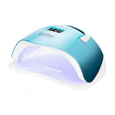 Profesionali UV/LED nagų lempa manikiūrui GLOW F2 BP 220W, turkio spalvos