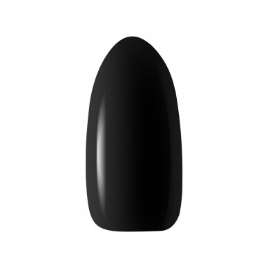 OCHO NAILS long-lasting hybrid nail polish for manicure BLACK 002, 5 g. 1