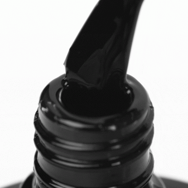OCHO NAILS long-lasting hybrid nail polish for manicure BLACK 002, 5 g. 2