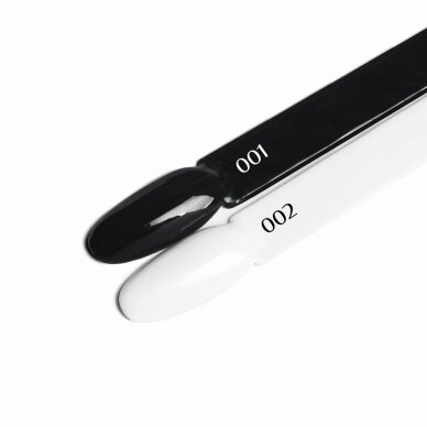 OCHO NAILS long-lasting hybrid nail polish for manicure BLACK 002, 5 g. 3