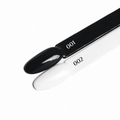 OCHO NAILS ilgalaikis hibridinis nagų lakas manikiūrui BLACK 002, 5 g. 3 OCHO NAILS ilgalaikis hibridinis nagų lakas manikiūrui BLACK 002, 5 g. 3
