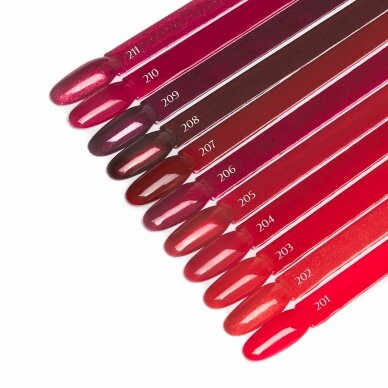 OCHO NAILS long-lasting hybrid nail polish for manicure RED 201, 5 g. 3 OCHO NAILS long-lasting hybrid nail polish for manicure RED 201, 5 g. 3