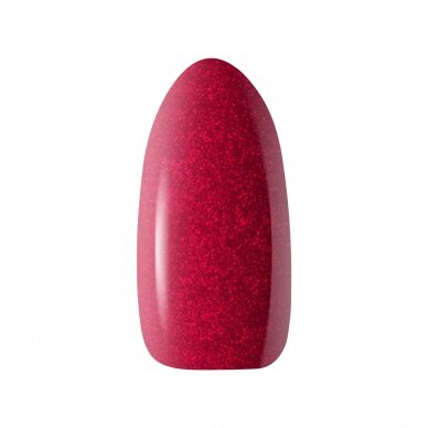 OCHO NAILS long-lasting hybrid nail polish for manicure RED 206, 5 g. 1