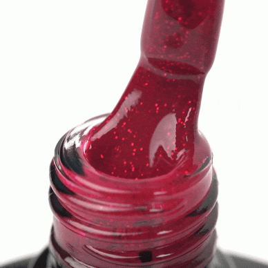 OCHO NAILS long-lasting hybrid nail polish for manicure RED 206, 5 g. 2