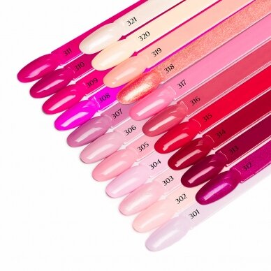 OCHO NAILS long-lasting hybrid nail polish for manicure PINK 302, 5 g. 3 OCHO NAILS long-lasting hybrid nail polish for manicure PINK 302, 5 g. 3
