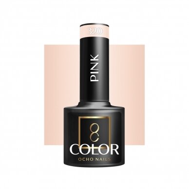 OCHO NAILS long-lasting hybrid nail polish for manicure PINK 320, 5 g.