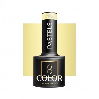 OCHO NAILS ilgalaikis hibridinis nagų lakas manikiūrui PASTELS P02, 5 g. OCHO NAILS ilgalaikis hibridinis nagų lakas manikiūrui PASTELS P02, 5 g.