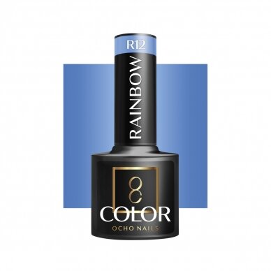 OCHO NAILS long-lasting hybrid nail polish for manicure RAINBOW R12, 5 g. OCHO NAILS long-lasting hybrid nail polish for manicure RAINBOW R12, 5 g.