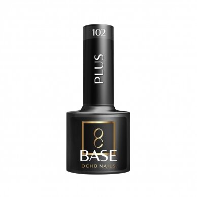 OCHO NAILS ilgalaikio lakavimo bazė manikiūrui BASE PLUS 102, 5 g. OCHO NAILS ilgalaikio lakavimo bazė manikiūrui BASE PLUS 102, 5 g.