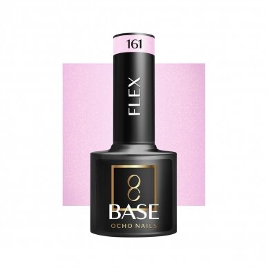 OCHO NAILS hibridinė gelinio lakavimo bazė FLEX 161, 5g. OCHO NAILS hibridinė gelinio lakavimo bazė FLEX 161, 5g.