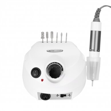 Professional nail drill for beauty salons ACTIV POWER (65W), J202 white color 1