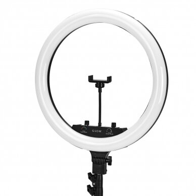 GLOW Профессиональная лампа для макияжа RING 18" BSC со штативом 45Вт 4