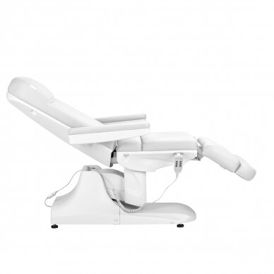 AZZURRO professional electric cosmetology chair - couch 891 (3 motors), white color 3