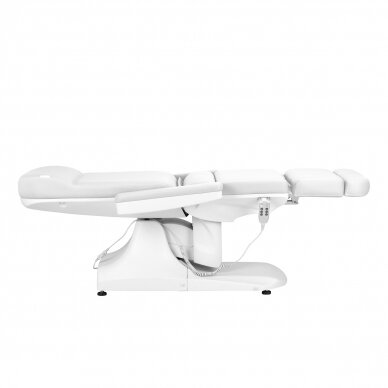 AZZURRO professional electric cosmetology chair - couch 891 (3 motors), white color 4